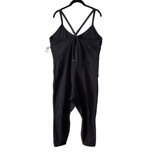 Old Navy Plus 2X Jumpsuit One Piece Activewear Power Chill Carbon NWT - Picture 1 of 10